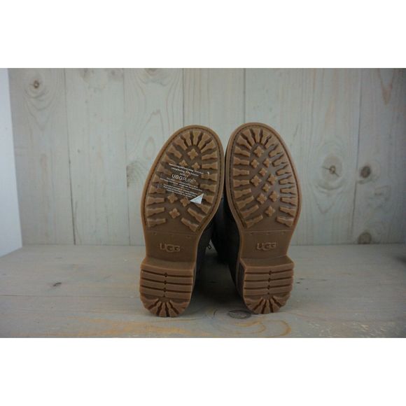 SALE! .   UGG Chancey  Leather Fur Moto Boots WOMENS 6.5 NIB - Picture 7 of 8